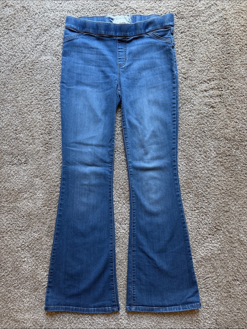 Altar'd State Midwash Blue Flare Jeggings